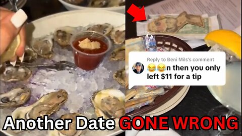 Man DASHES On Date With Women When She Orders $1000's Worth of Food