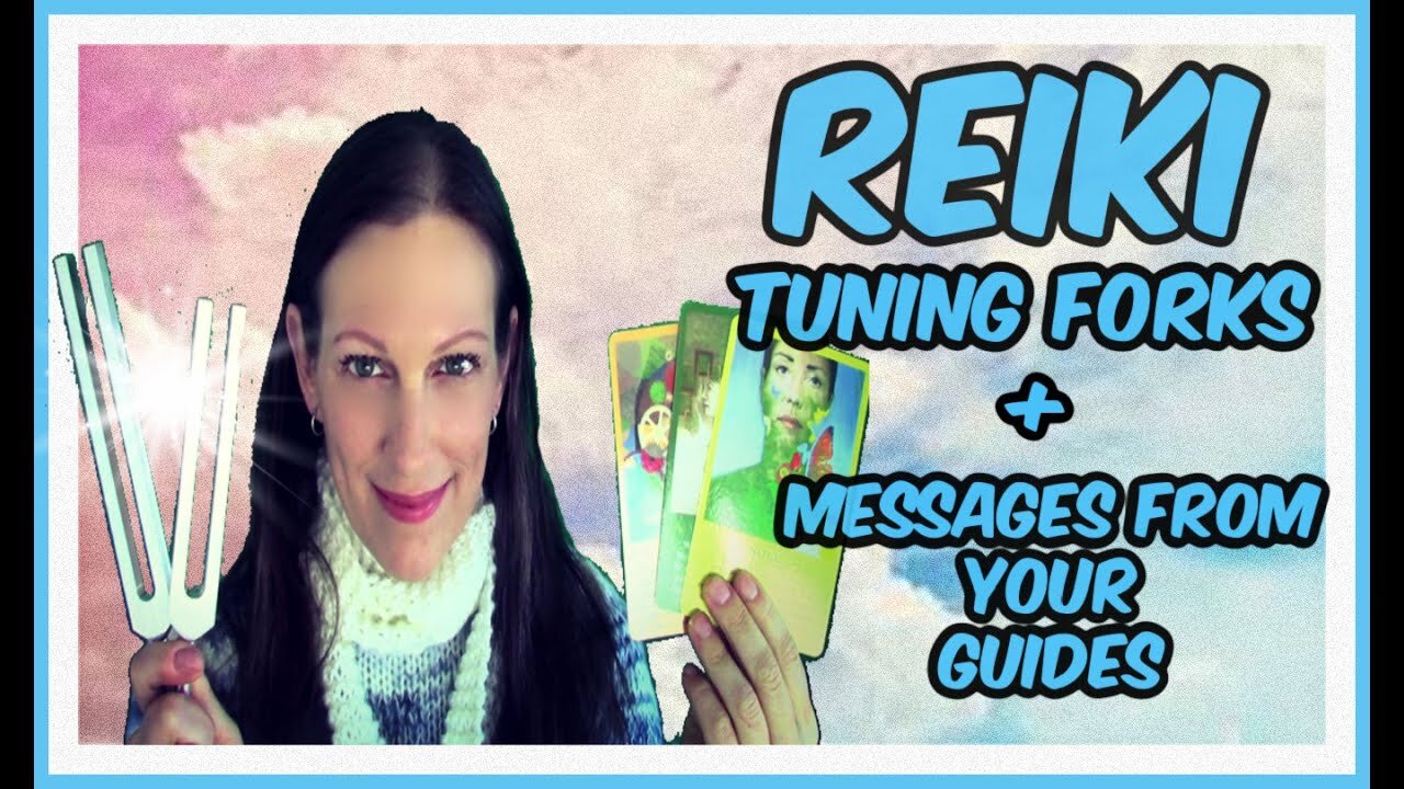 Reiki ASMR l Grounding Energies l Clearing Aura + Blockages l Tuning Forks + Oracle Spirit Message