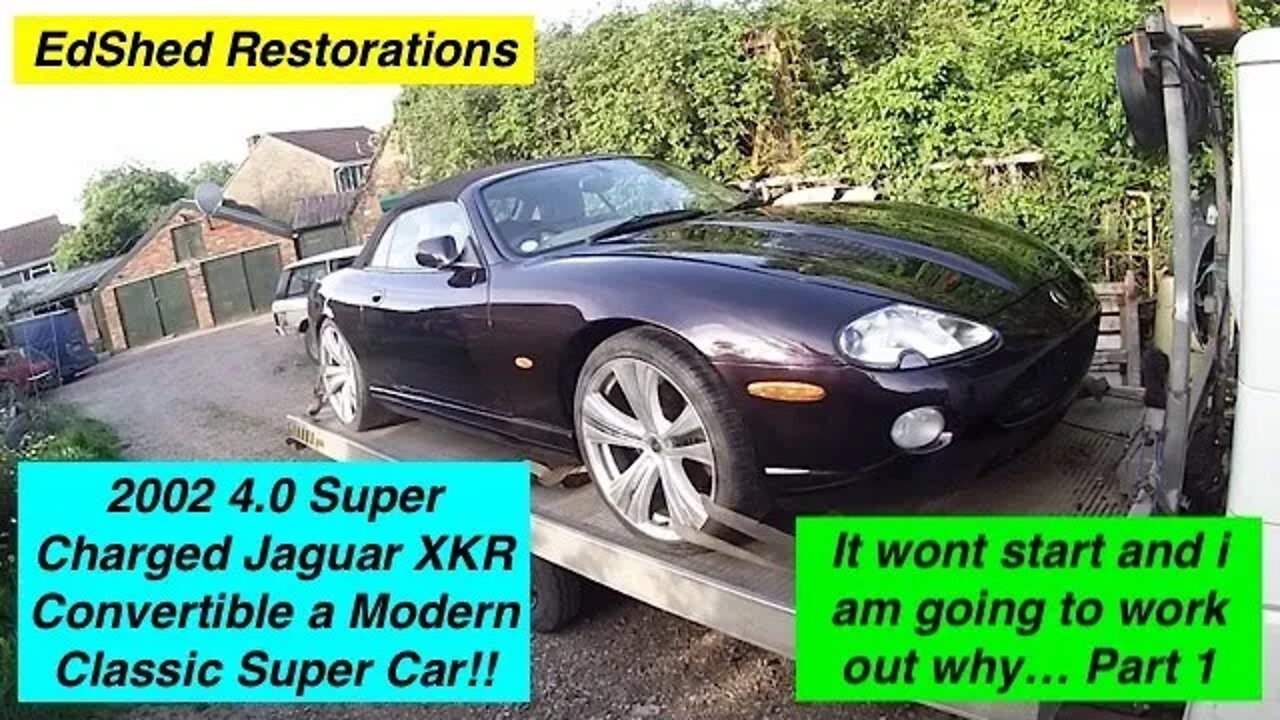 Jaguar XKR Super Charged 4.0 Modern Classic Convertible Super Car that I am going to get Running!!