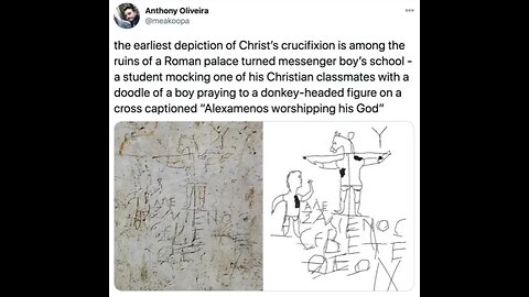 Earliest depiction of Christ's crucifixion