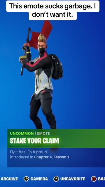 Stake Your Claim: last seen…