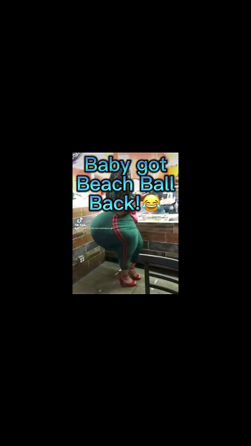 Lady got Beach ball back!