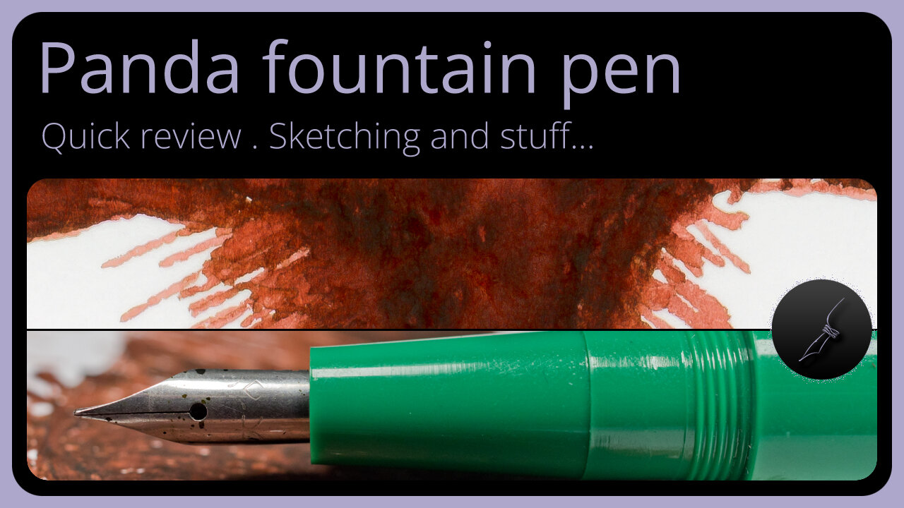 Panda pocket fountain pen