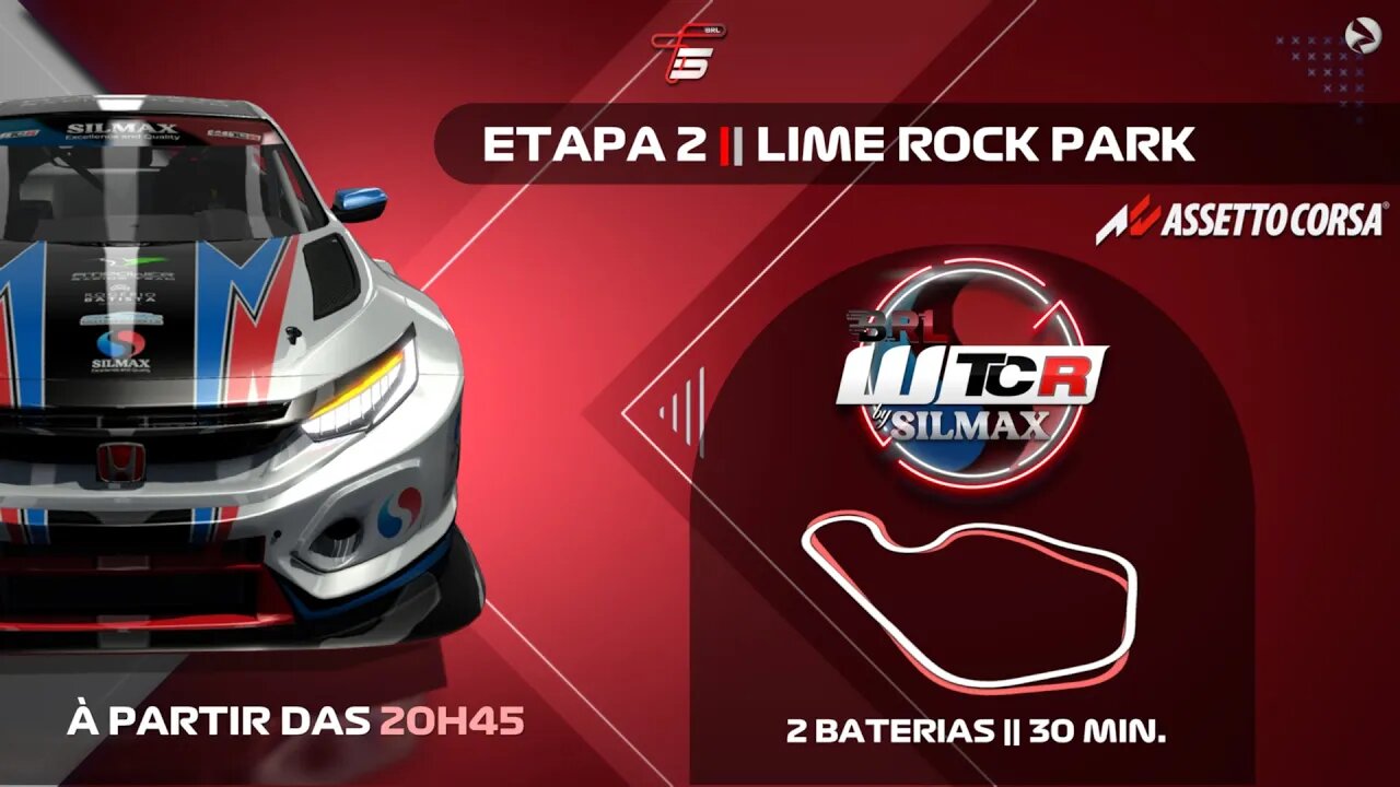 SILMAX WTCR CUP 2022 - 2ª Etapa Temporada 5 - LIME ROCK - ASSETTO CORSA