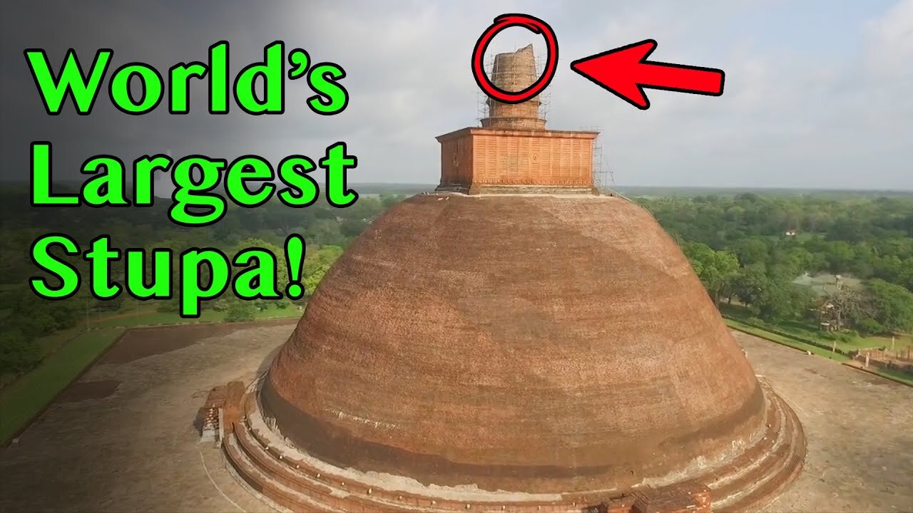 World's Tallest Buddhist Stupa - 1700 Year Old Jetavanaramaya, Sri Lanka | Praveen Mohan |