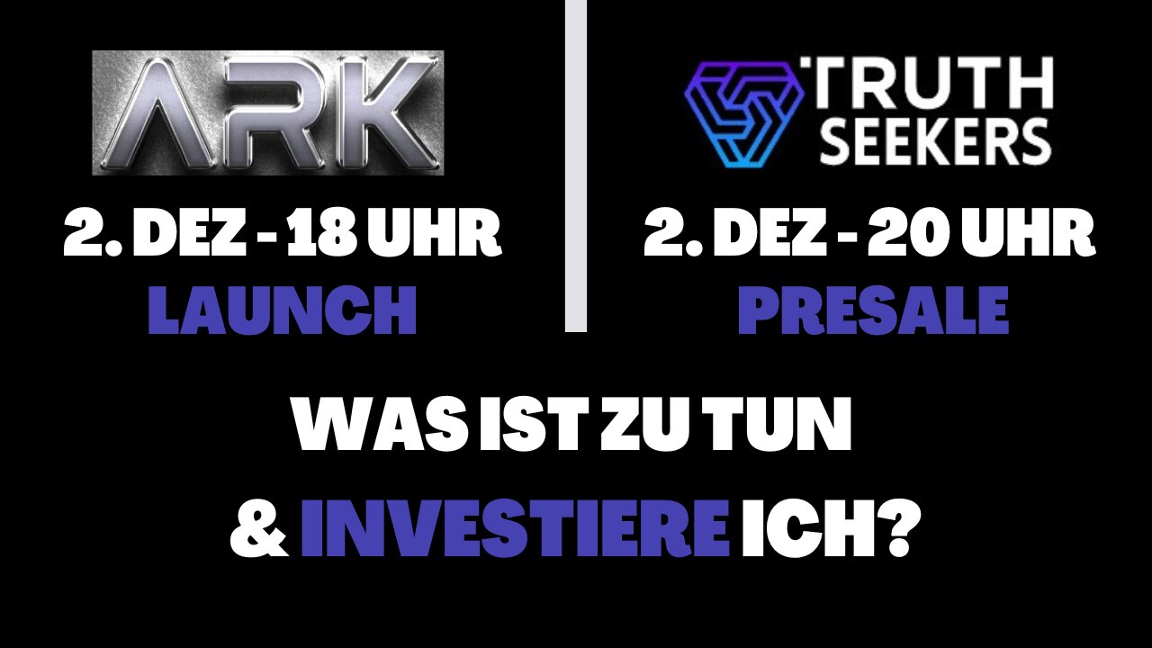 GROSSER TAG IM DEFI MARKT - ARK & TRUTH SEEKERS | 2022 (Deutsch)