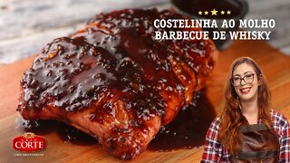 Costelinha ao Molho barbecue de Whisky