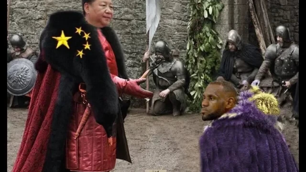 Lebron James Kneels For Chinese Masters