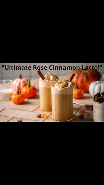 Delightful & Decadent: Whip Up a Cozy Rose Cinnamon Latte at Home