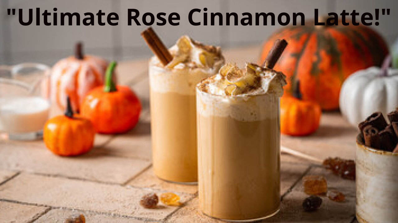 Delightful & Decadent: Whip Up a Cozy Rose Cinnamon Latte at Home