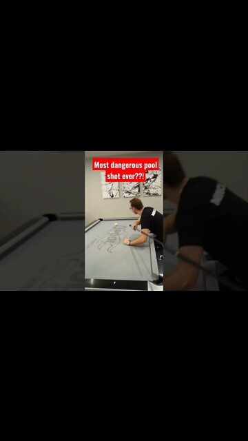 Most Dangerous Pool Shot Ever?!