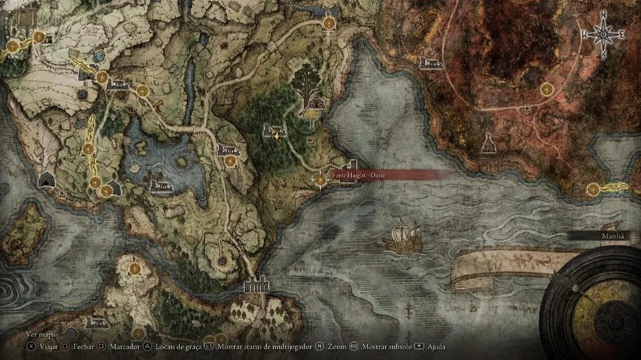 ELDEN RING Localização do Talismã de Machado (Axe Talisman Location)