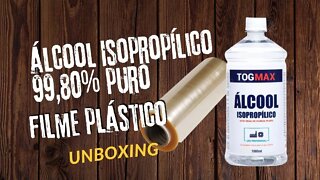 Comprei! Álcool Isopropílico e Filme Plástico para Alimentos do Shopee! Deu Certo?