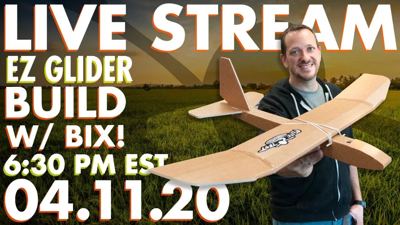 Live Build with Bix! | The Wonder Glider (EZ Glider)