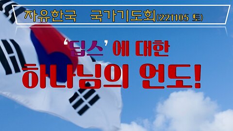 딥스에 대한 하나님의 언도!!!(221105 토) [자유한국 국가기도회] 대표 김시환 목사 진행