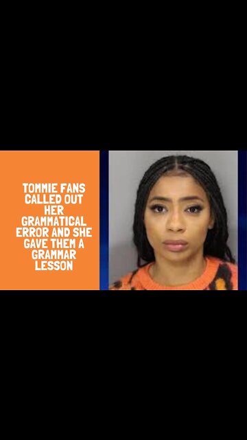 Tommie fans called out her grammatical error and she gave them a grammar lesson