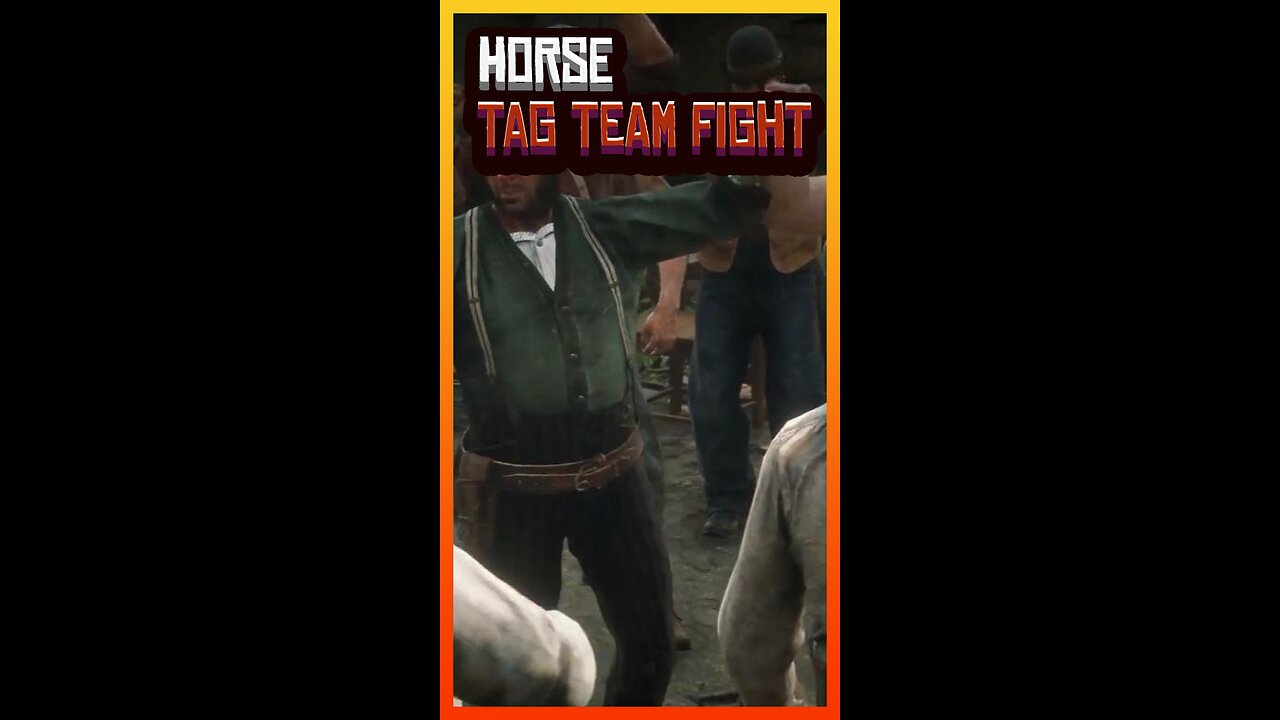 Horse tag team fight | Fun & Hilarious Moments Ep. 210 #rdr2