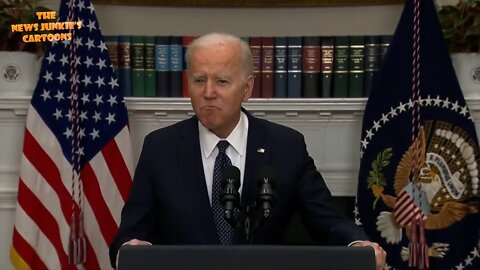 Biden takes a few questions from pre-approved list of reporters.