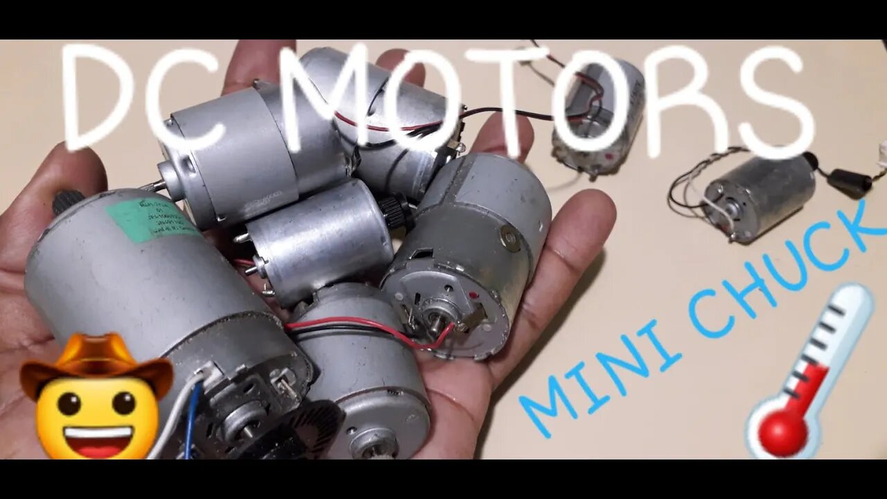 DC motors from inkjet and laser printers,photocopier,photocopy machines..+ mini drill chuck...