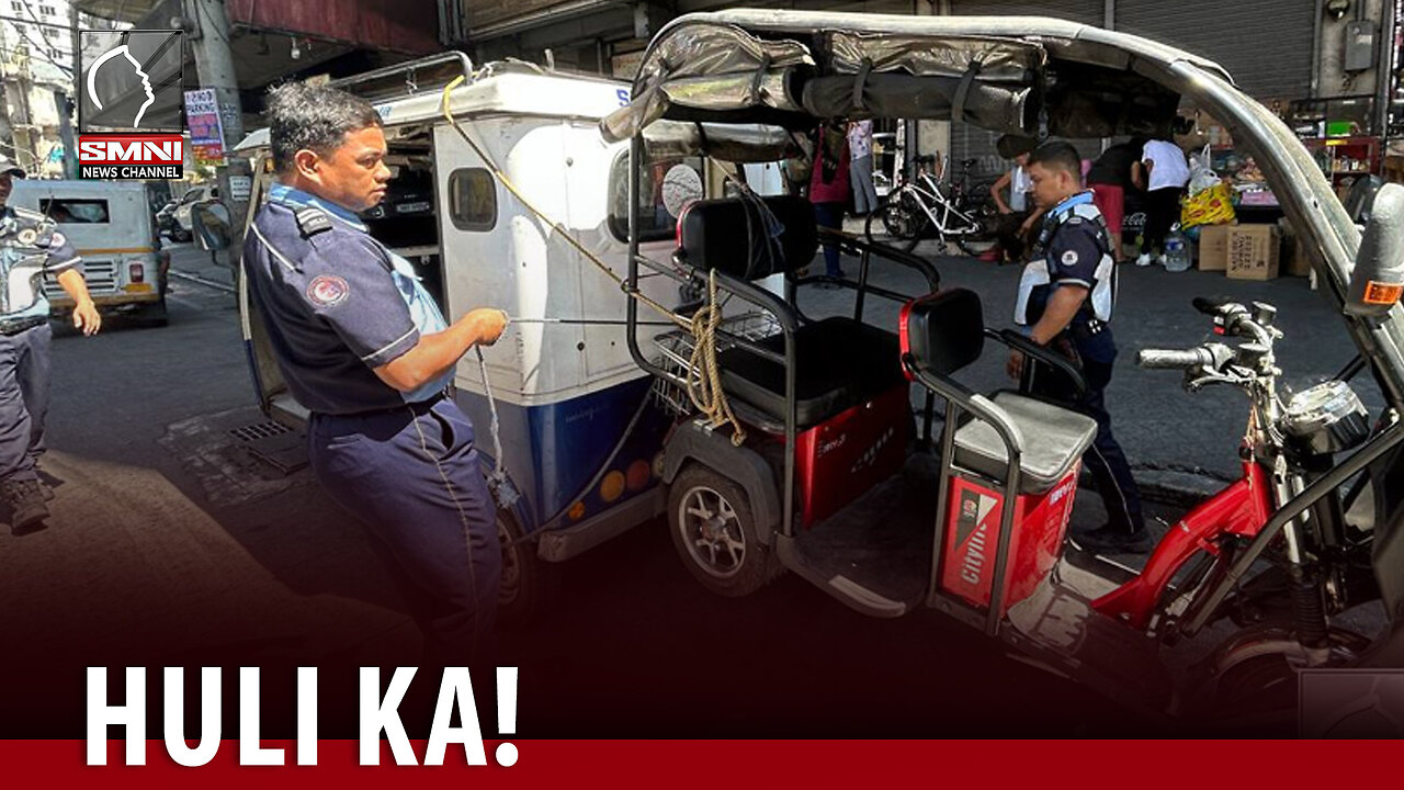 Ilang tricycle at e-trike na dumaan sa mga national road sa Maynila, tiniketan at inimpound