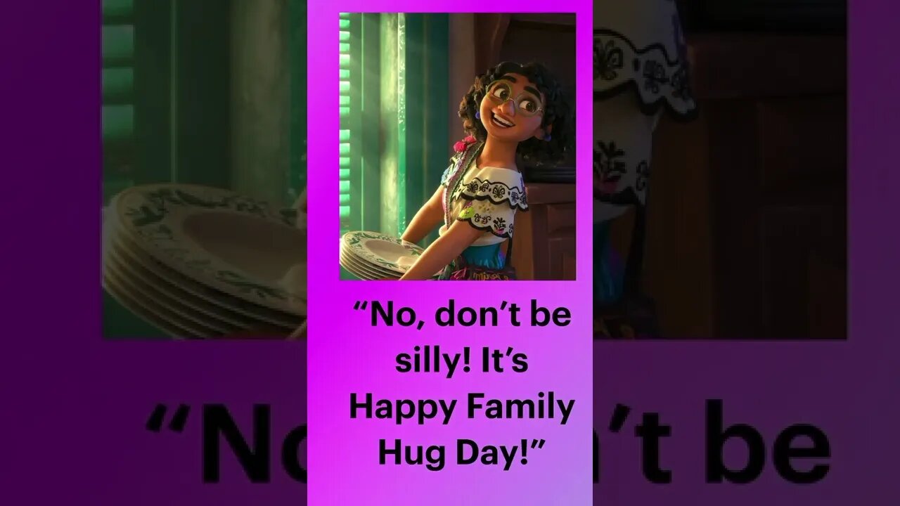 Encanto Short: Happy Family Hug Day (Part 1) #Shorts