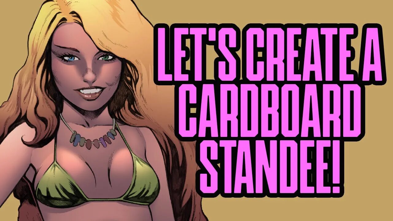 Let's Create A Cardboard Standee - Shade Draws!