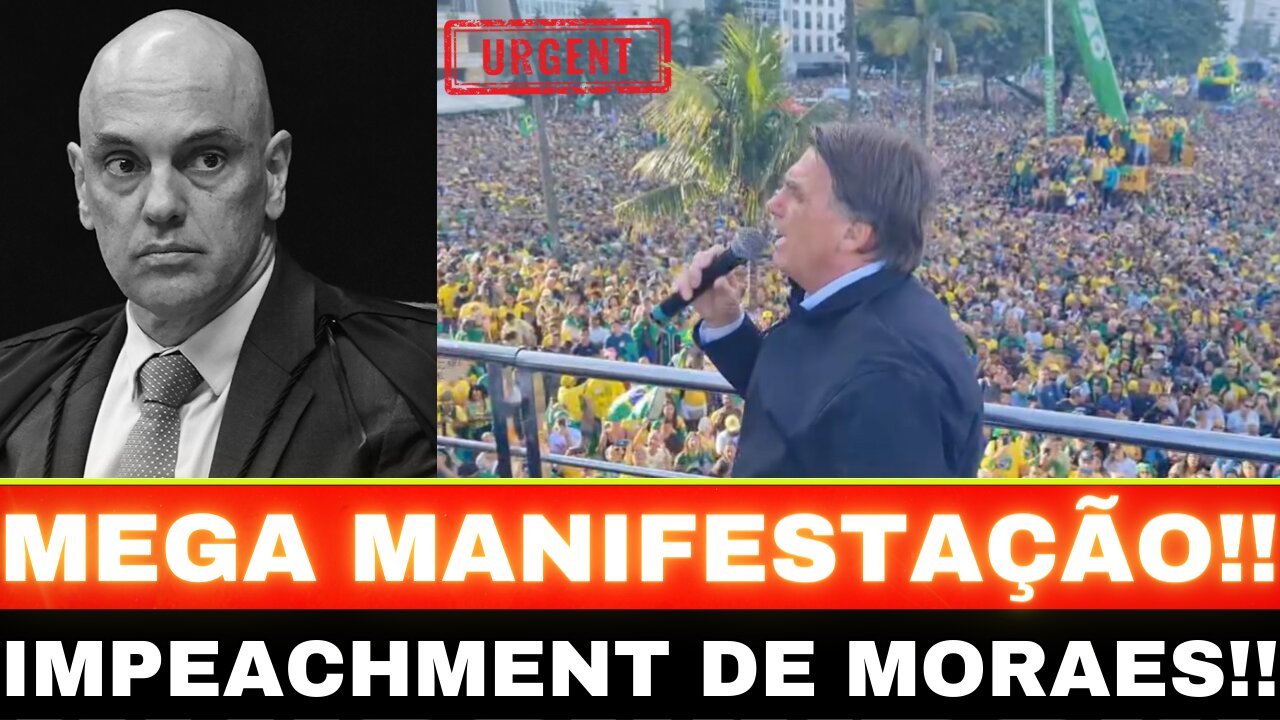 AGORA: MEGA MANIFESTAÇÃO NO BRASIL!! ALERTA MÁXIMA...