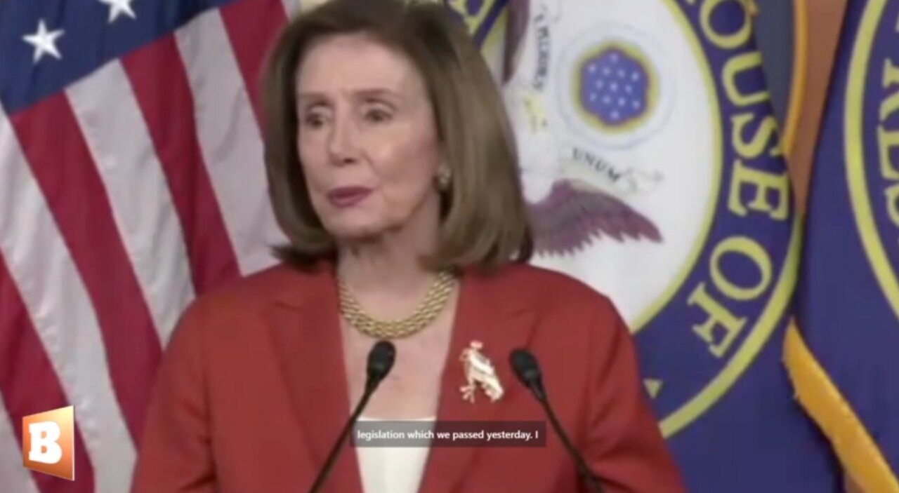 LIVE: Nancy Pelosi holding news conference…