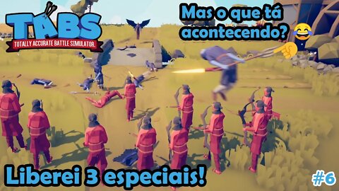 Coisas estranhas no TABS 🤭 - Totally Accurate Battle Simulator (TABS) - Gameplay PT-BR