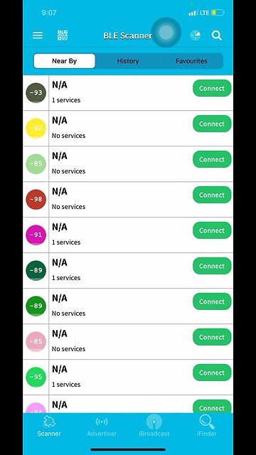 Local coffee shop Bluetooth connections