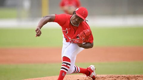 Cardinals' No. 2 prospect Tink Hence fans three