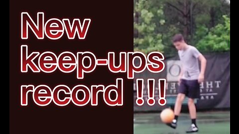 New keep-ups record 😎⚽️