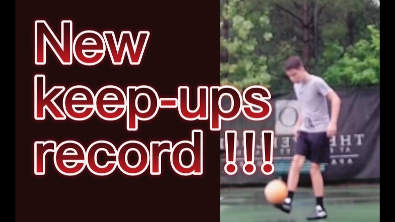 New keep-ups record 😎⚽️