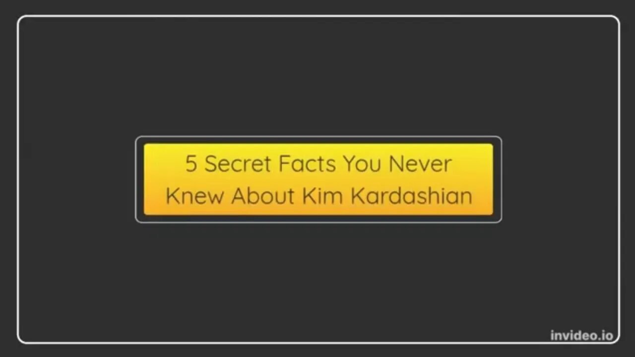 5 Secret Facts You Never Knew About Kim Kardashian