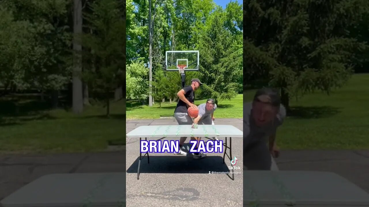 Basketball Shootout!! Who You Got, Brian or Zach?! #basketball #shooting #sportlover #competition