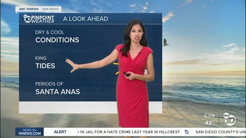 ABC 10News Pinpoint Weather for Sat. Jan. 21, 2023