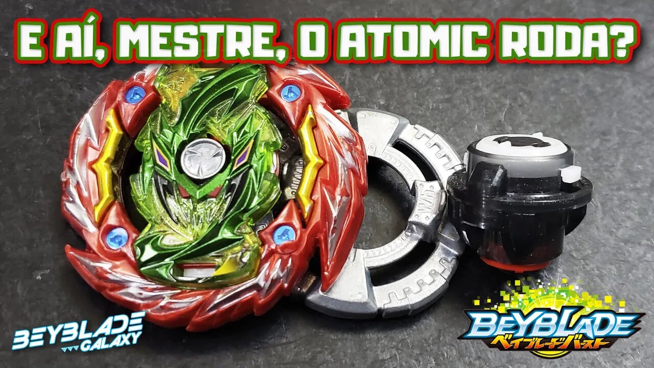 Testando 037 - MASTER SPRIGGAN .Wh.At contra 3 combos - Beyblade Burst ベイブレードバースト