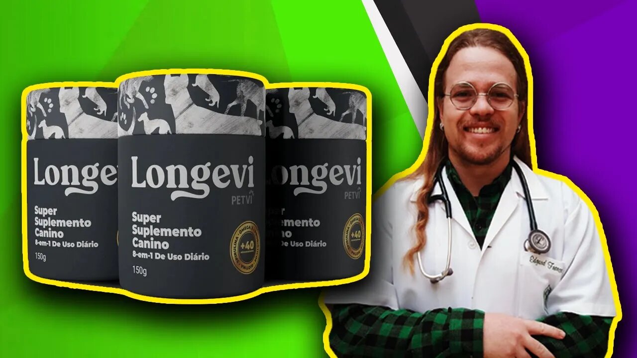 Suplemento LONGEVI pode ser usado com Alimentação Natural para Cães? | Dr. Edgard Gomes