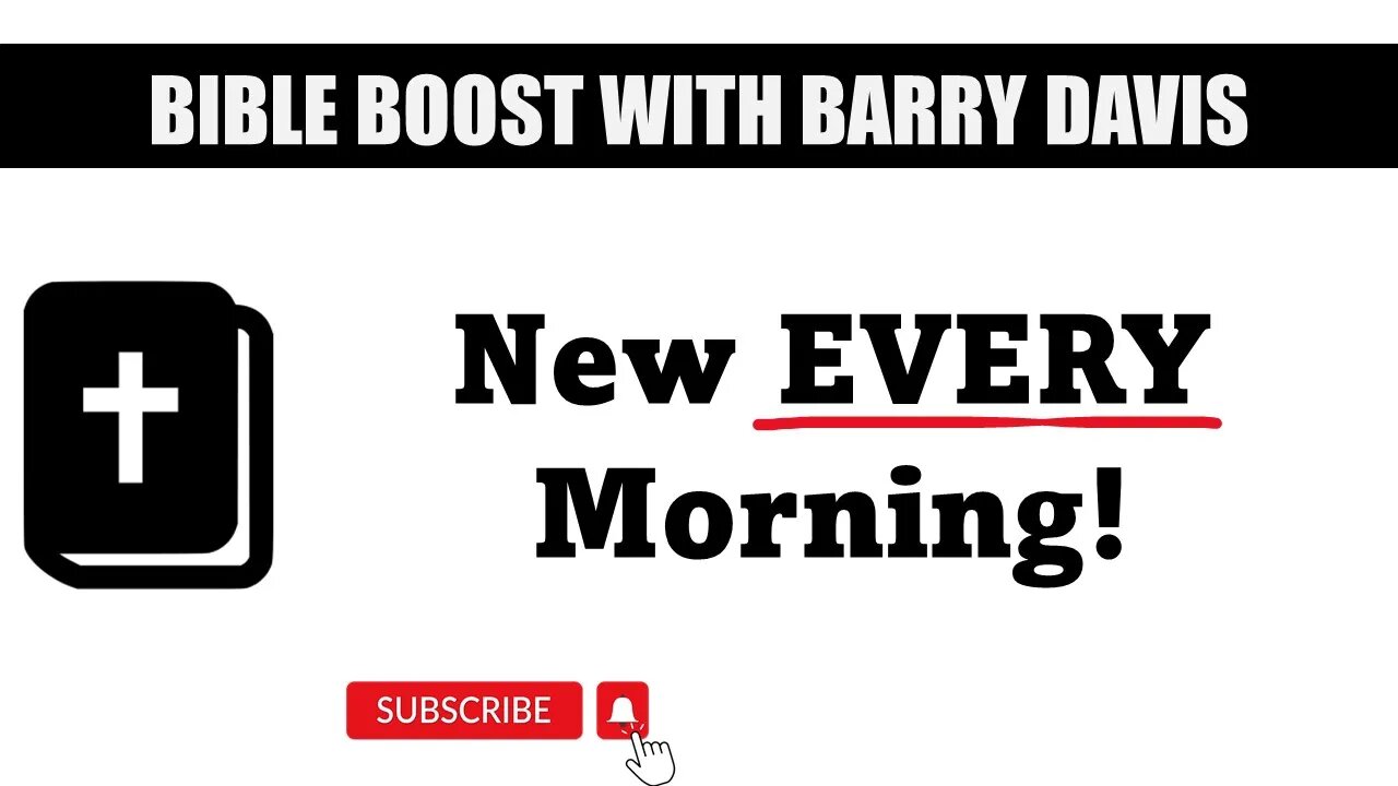 How to Start Your Morning EVERY DAY! A look at Lamentations 3:22-23.