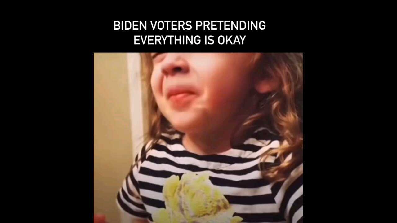 biden voters pretending everything is OK