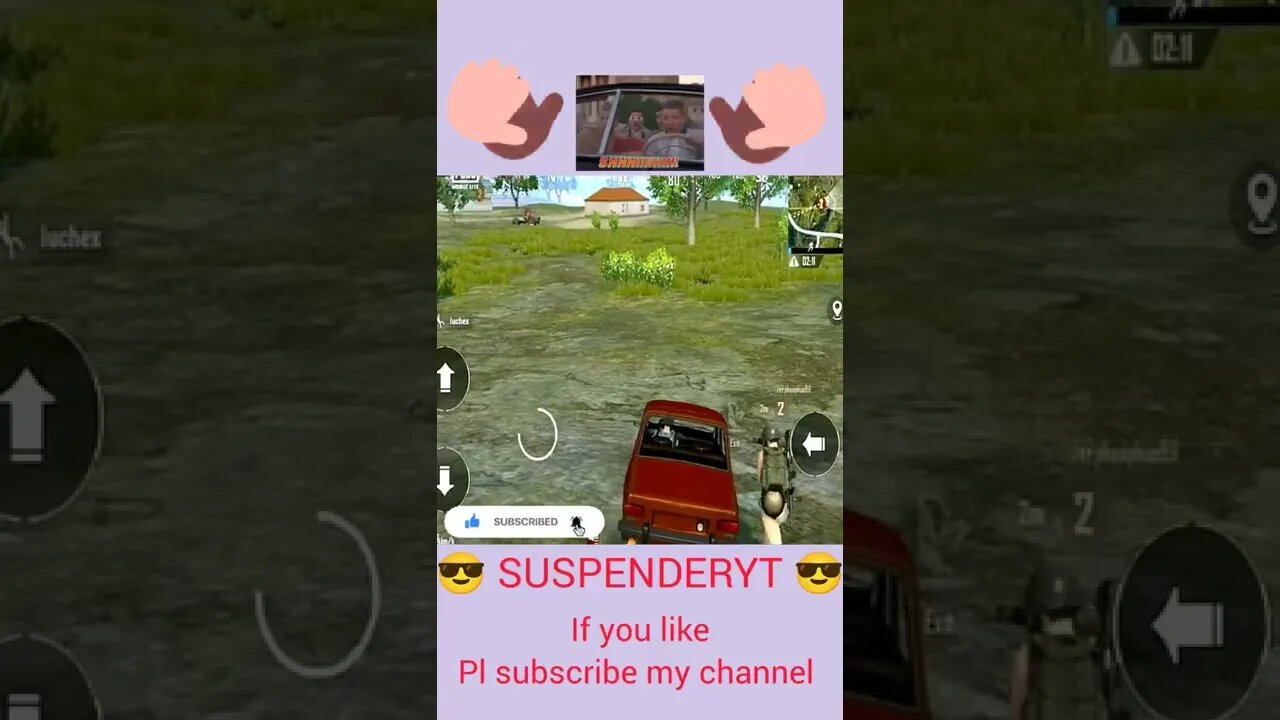 @SUSPENDERYT 2vs2 Accident #trollingnoobs #pubg #short #shortsfeed #youtubeshorts #funny #gameforpea