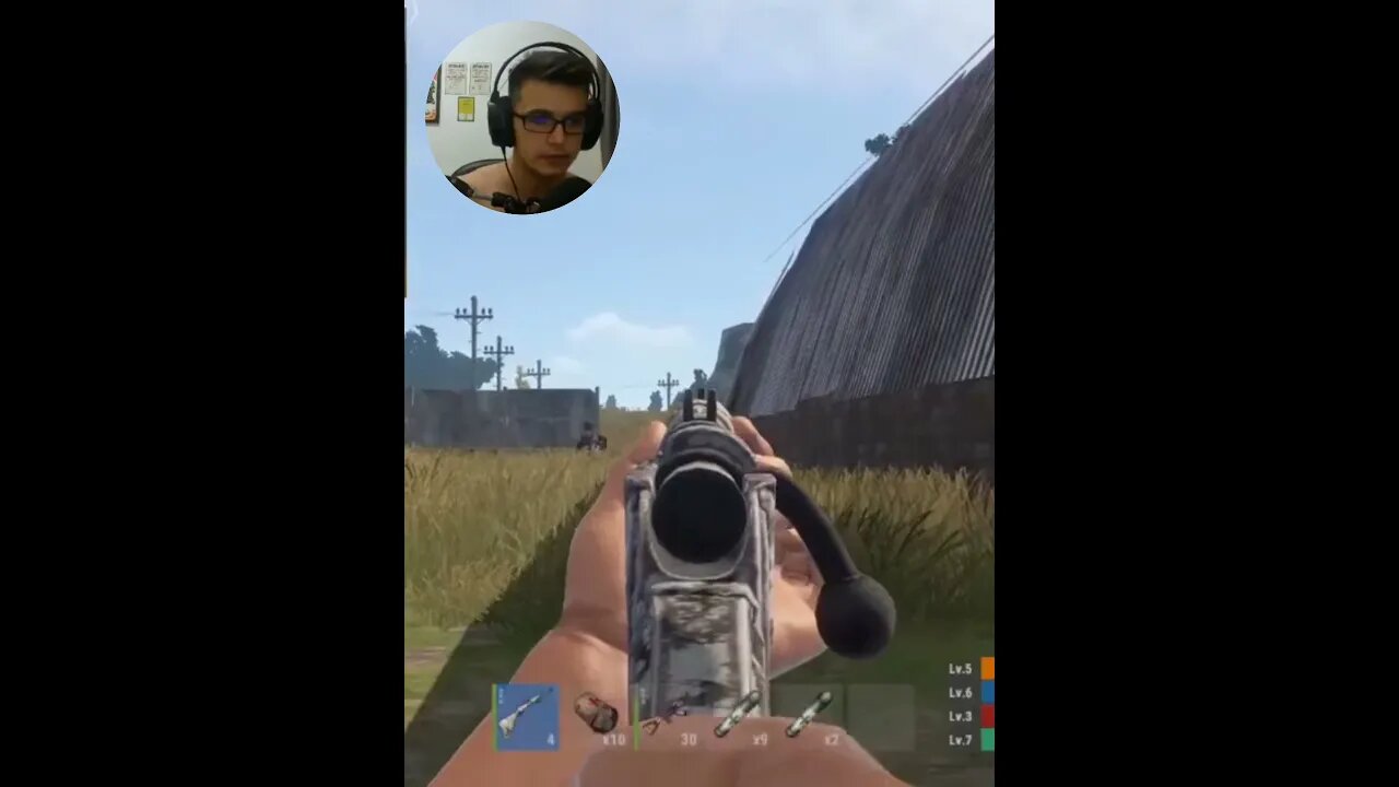 Tiro de sniper Sincronizado e Calibrado 😱 Rust #rust #shorts