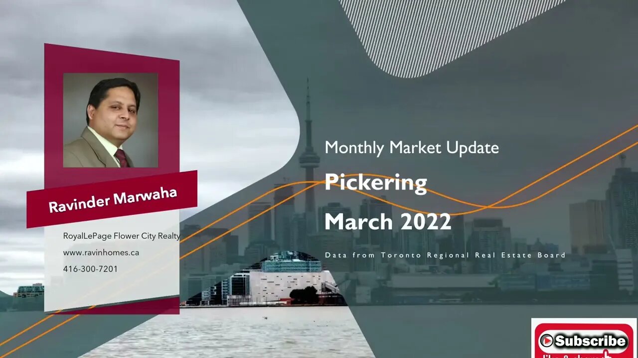 Pickering Market Update March 2022 || Canada Housing News || Ravin Homes #trending