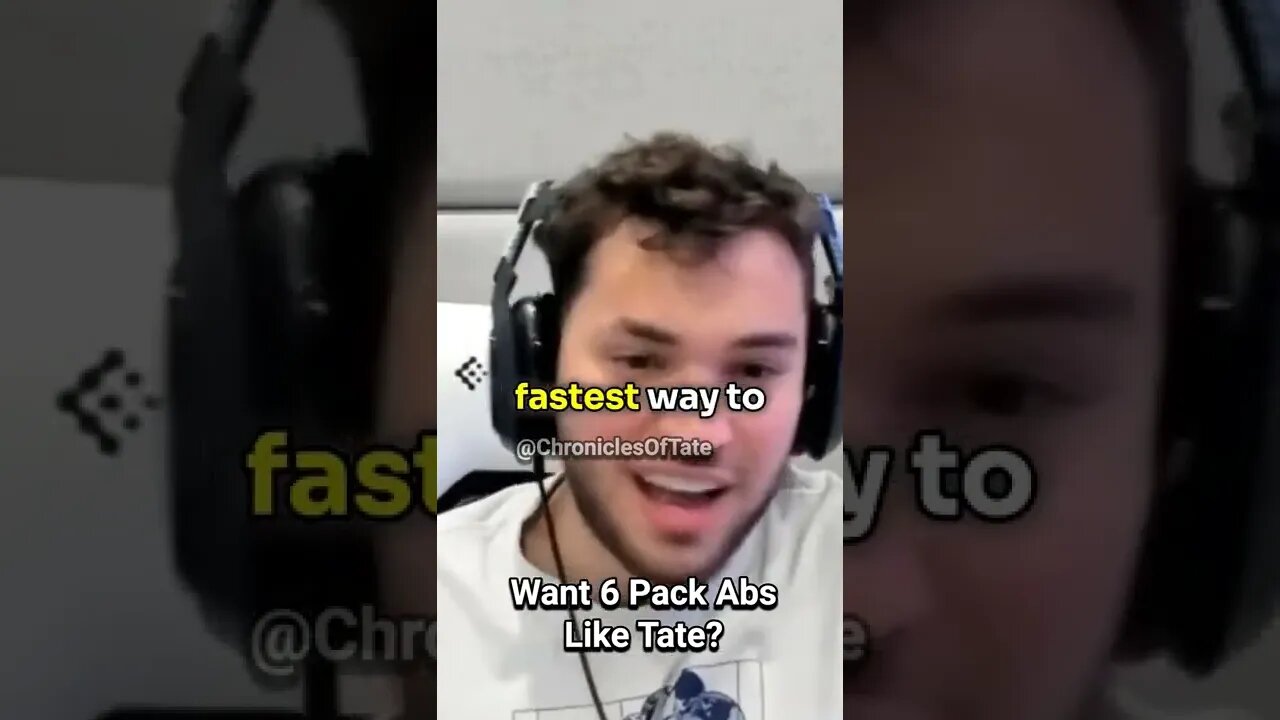 Andrew Tate Reveals To Adin Ross How To Get 6 Pack Abs😤