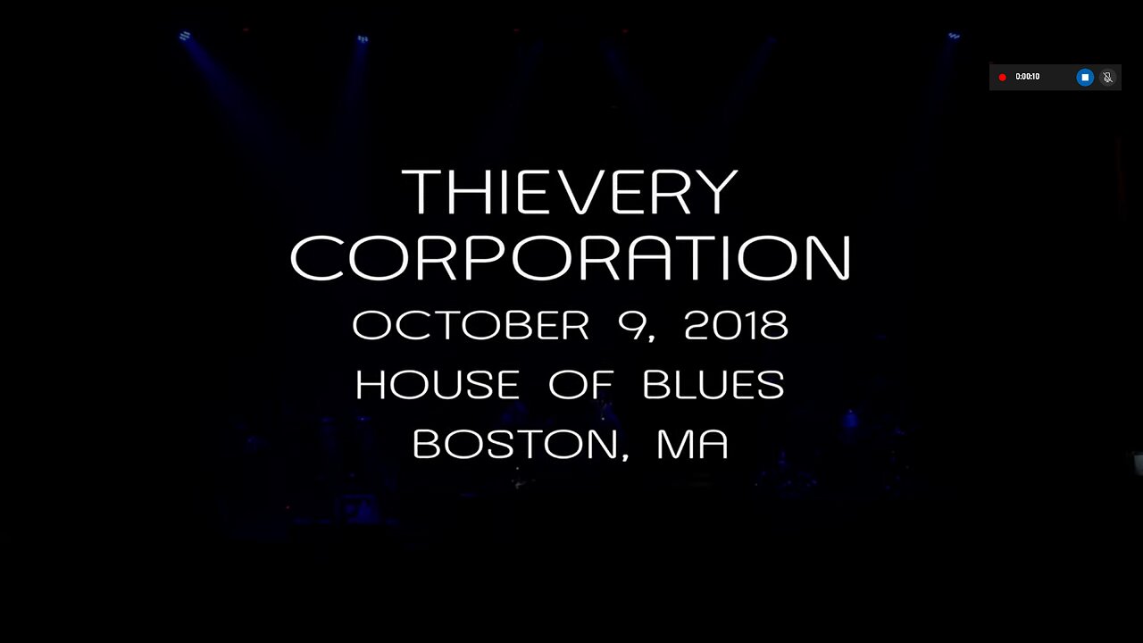 Thievery Corporation performs live at House of Blues in Boston, MA October 9, 2018