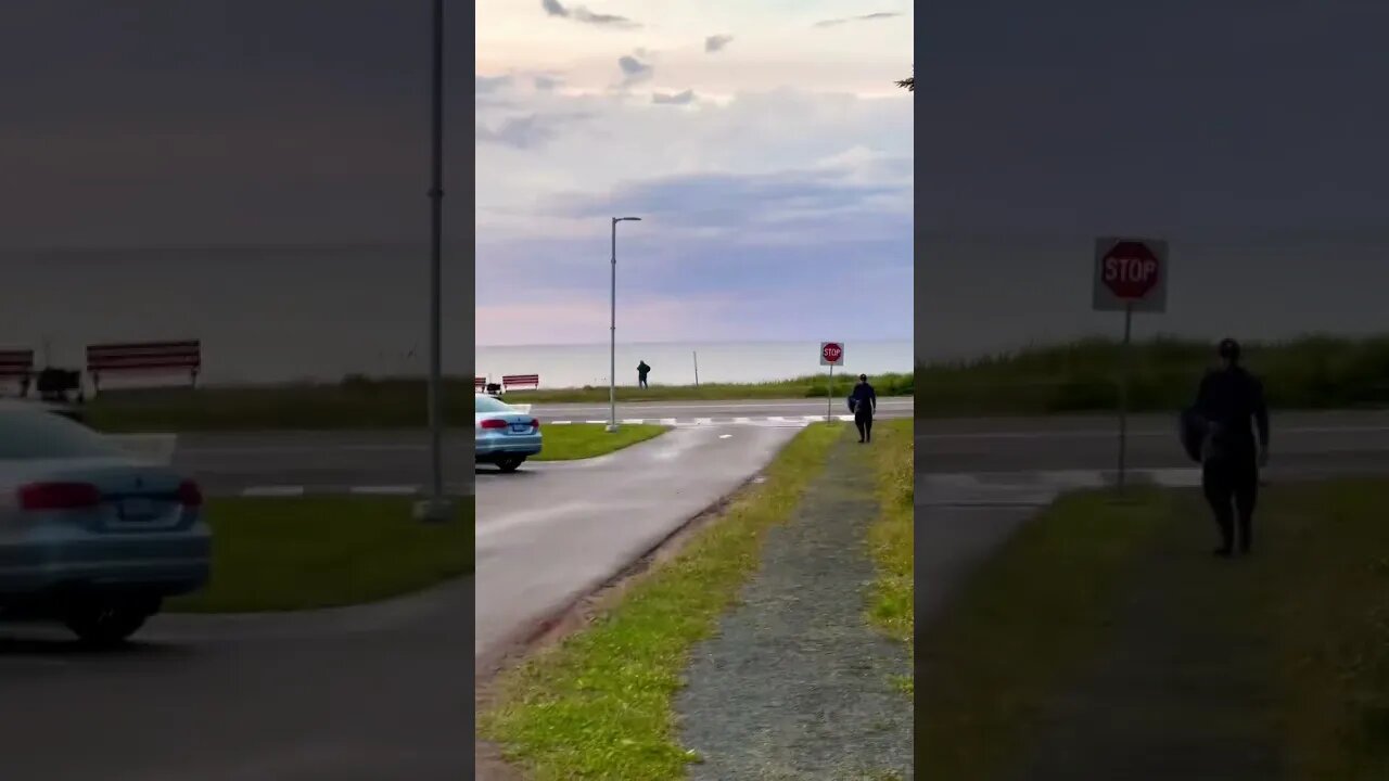 Stanhope beach from the Campground