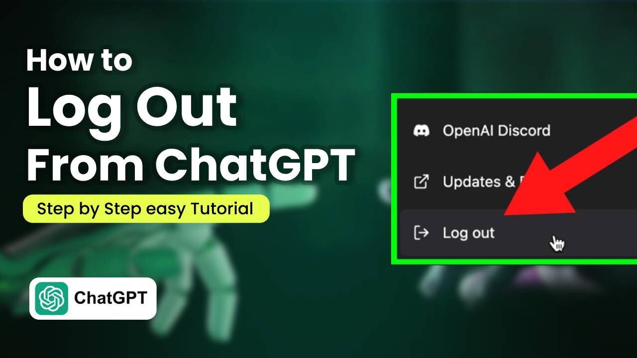 🔒✨ How to Log Out from ChatGPT🚀👋