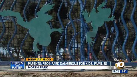 Parents: Frog Park dangerous for kids, families