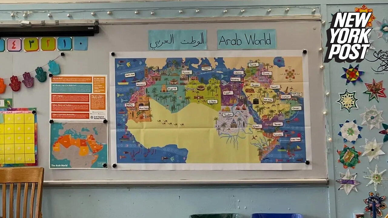 Brooklyn public school omits Israel from classroom map, labels it Palestine: 'Jewish erasure'