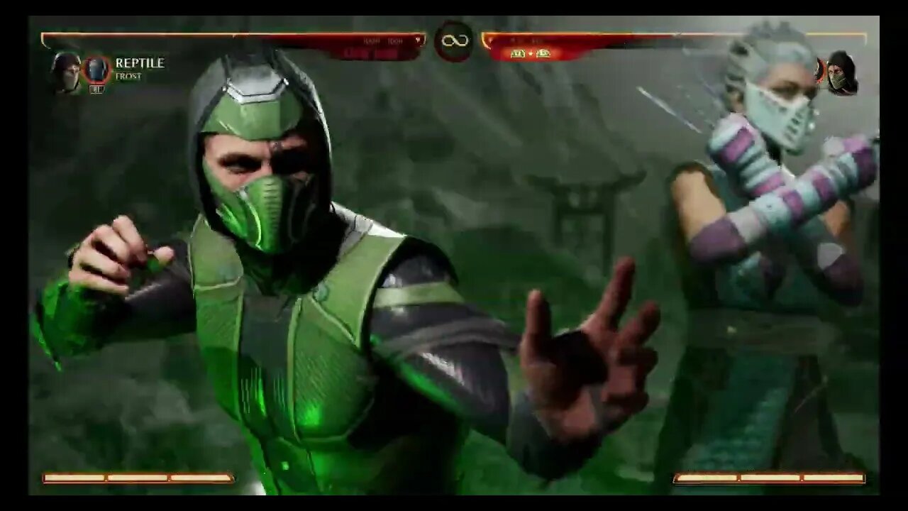 Mortal Kombat 1 2023 Reptile & Frost Kameo Fatal Blow